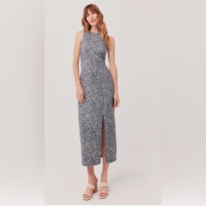 Pact Women's Cloud Flower The Soirée Fitted Tank Dress L